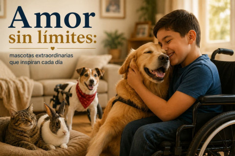 Amor sin límites: mascotas extraordinarias que inspiran cada día